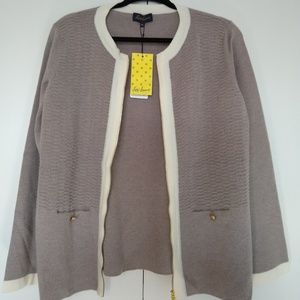 Luisa Spagnoli Wool Knitwear Sweater Jacket